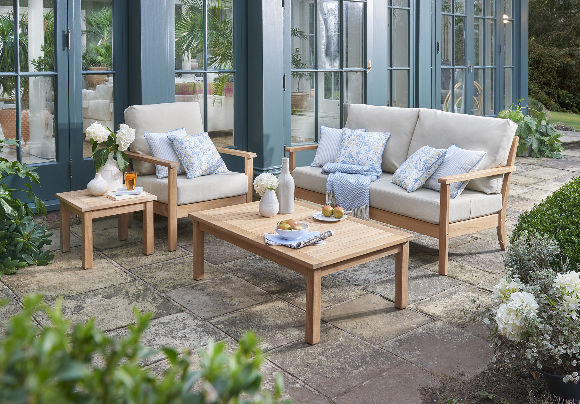 Salcey Lounging Outdoor Suite by Laura Ashley