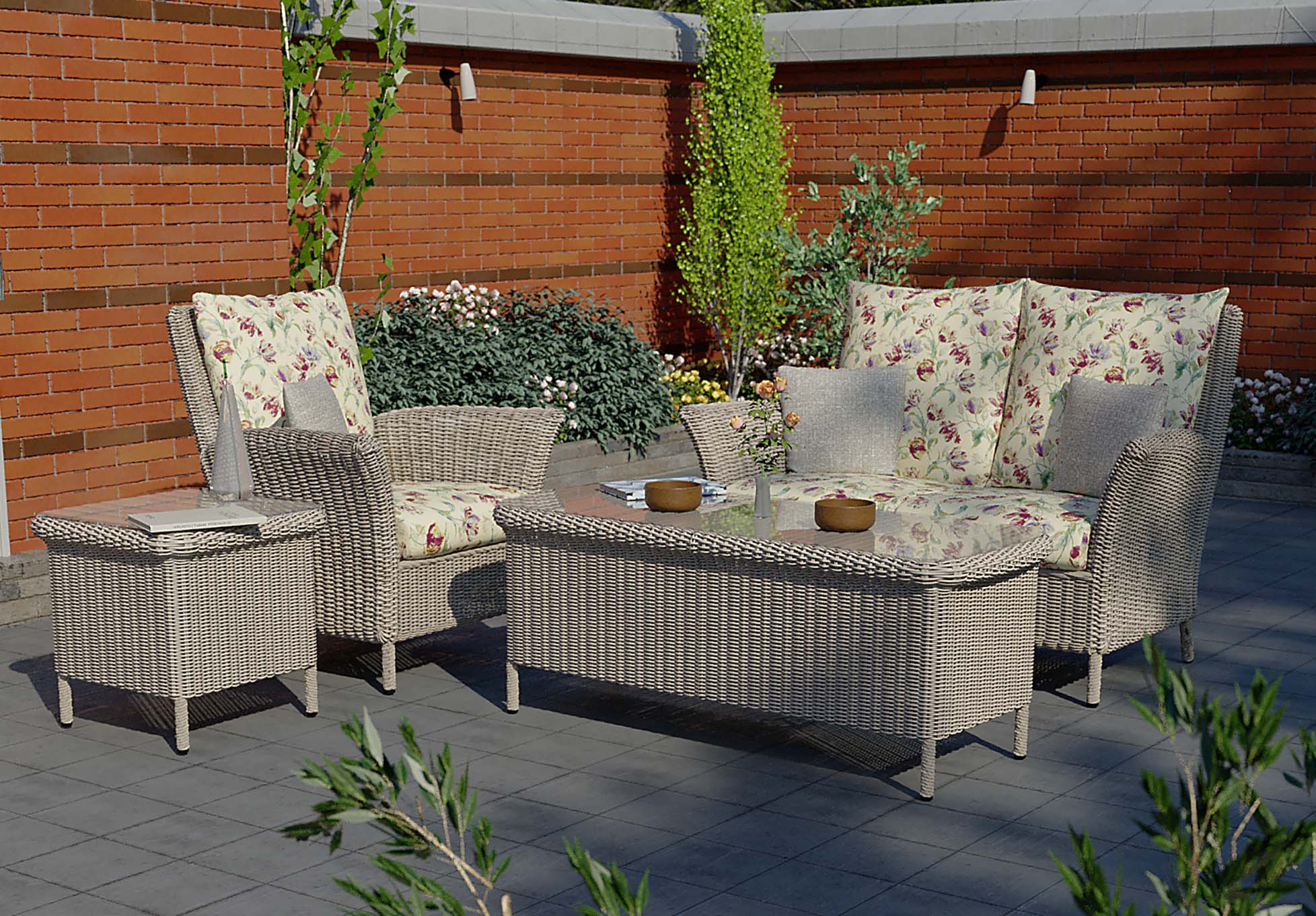 Wilton Lounging Outdoor Suite by Laura Ashley