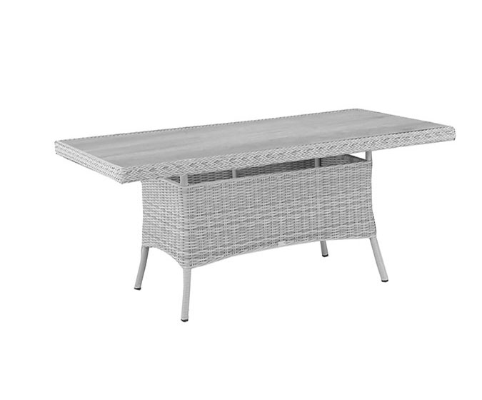 Santorini Rectangular Dining Table Cut Out by Daro