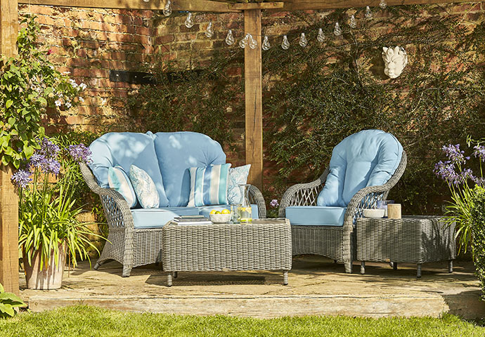 Stowe Mixed Grey Outdoor Lounging by Daro